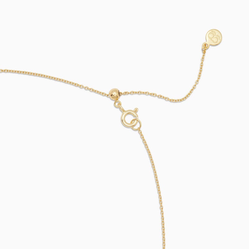 gorjana - Wilshire Adjustable Necklace 18-inch - 18k Gold Plated Brass - Elegant Interlocking Charm - Adjustable Slide Closure - Dainty Layering Staple - Lightweight Daily Wear - Image 3